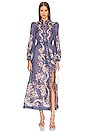 view 1 of 3 Vitali Long Billow Maxi Dress in Blue Rose