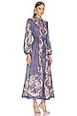 view 2 of 3 Vitali Long Billow Maxi Dress in Blue Rose