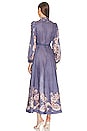 view 3 of 3 Vitali Long Billow Maxi Dress in Blue Rose