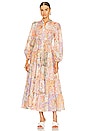 view 1 of 3 Cira Tiered Shirt Dress in Patch Multi Floral