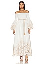 view 1 of 3 Devi Dress in Ivory & Beige