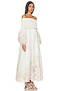 view 2 of 3 Devi Dress in Ivory & Beige