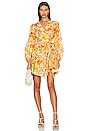 view 1 of 3 Raie Mini Dress in Yellow & Orange Floral