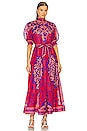 view 1 of 3 ROBE MAXI RAIE in Purple & Red Floral