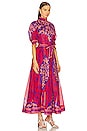 view 2 of 3 ROBE MAXI RAIE in Purple & Red Floral