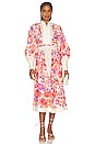 view 1 of 3 Raie Midi Dress in Purple & Red Floral