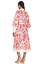 view 3 of 3 Raie Midi Dress in Purple & Red Floral