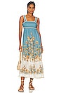 view 1 of 3 Chintz Midi Dress in Blue Daisy Floral