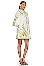 view 2 of 3 Halcyon Shirt Dress in Blue & Yellow Floral