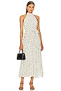 view 1 of 3 Sunray Picnic Dress in Cream & Black Dot