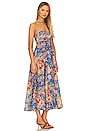 view 3 of 4 August Midi Dress in Dusty Blue Floral