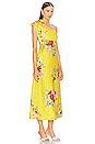 view 2 of 3 Alight One Shoulder Midi Dress in Yellow Floral