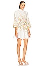 view 2 of 4 Matchmaker Buttoned Mini Dress in Ivory & Coral