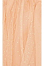 view 4 of 4 Ruched Mini Dress in Nude & Gold Dot