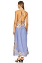 view 3 of 3 Ottie Slip Dress in Blue Floral