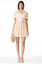 view 1 of 3 Pop Pleated Mini Dress in Pink & Yellow Floral