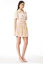 view 2 of 3 Pop Pleated Mini Dress in Pink & Yellow Floral