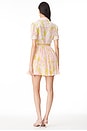 view 3 of 3 Pop Pleated Mini Dress in Pink & Yellow Floral