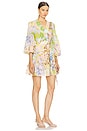 view 2 of 3 Pop Wrap Mini Dress in Patch Floral