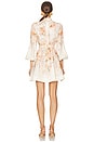view 4 of 3 VESTIDO BUTTONED  in Cream Rococo Floral