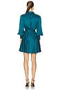 view 4 of 3 VESTIDO SILK WRAP in Teal
