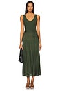 view 1 of 3 Illustration Scoop Midi Dress in Forest