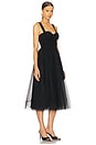 view 3 of 5 Tulle Midi Dress in Black