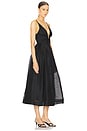 view 2 of 3 Illustration V Neck Midi Dress in Black