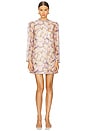 view 1 of 4 Illustration Diamante Mini Dress in Sorbetto Eden