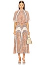 view 1 of 4 Illustration Sunray Midi Dress in Paisley Haze