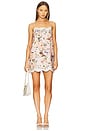 view 1 of 3 Acacia Scallop Mini Dress in Pink Floral