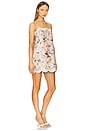 view 2 of 3 Acacia Scallop Mini Dress in Pink Floral