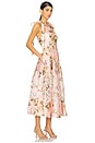 view 2 of 3 Acacia Broderie Midi Dress in Pink Floral