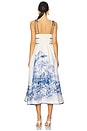 view 3 of 3 Wylie Picnic Dress in Blue Palm