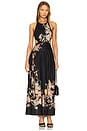 view 1 of 3 Tallow Halter Midi Dress in Black Multi Floral