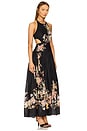 view 2 of 3 Tallow Halter Midi Dress in Black Multi Floral