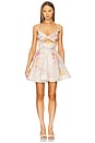 view 1 of 3 Crush Twist Front Mini Dress in Multi Floral