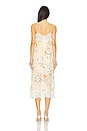 view 4 of 4 Everley Lace Trim Slip Dress in Yellow Watercolour Floral