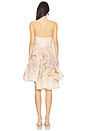 view 4 of 4 Illuminate Draped Mini Dress in Ivory Tropical