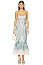 view 1 of 3 Illuminate Gown in Turquoise Paisley