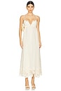 view 1 of 3 Coco Embroidered Dress in Cream
