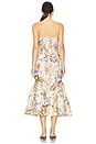 view 3 of 3 Coco Tie Front Midi Dress in Cream Multi Floral