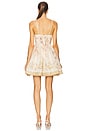 view 3 of 3 V Neck Mini Dress in Cream Peony