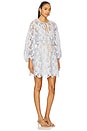 view 2 of 3 Coco Lace Tunic Mini Dress in Powder Blue