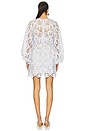 view 3 of 3 Coco Lace Tunic Mini Dress in Powder Blue