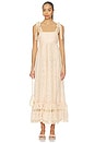 view 1 of 4 Awaken Textured Stripe Maxi Dress in Light Peach