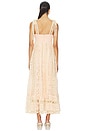 view 3 of 4 Awaken Textured Stripe Maxi Dress in Light Peach