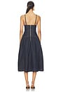 view 3 of 3 Denim Sleeveless Midi Dress in Night Sky