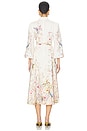 view 3 of 3 Rebellion Button Midi Dress in Cream Aviary