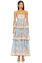 view 1 of 3 Daylight Tiered Maxi Dress in Wallpaper Floral Denim